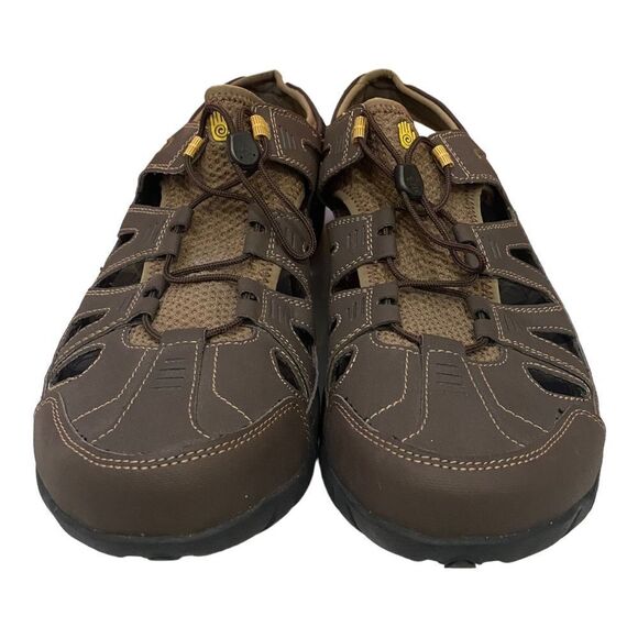 Teva Men\'s Abbett Brown ShocPad Closed Toe Hiking Waterproof Sandals 13 main image 6